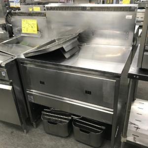 【業界最長1年保証】【中古】二槽ガスフライヤー タニコー NB-TGFL-C87W 幅870×奥行600×高さ850 都市ガス 【送料別途見積】【業務用】【京都店在庫】