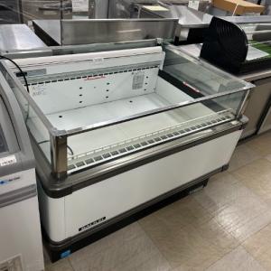 岡山中区引き取り限定　 【中古業務用 **フクシマガリレイ 冷蔵平型オープンショーケース 寸法：幅1800奥行900高さ850 フクシマガリレイ 平型オープン冷蔵ショーケース IMC-45RGFSAXR 2014年