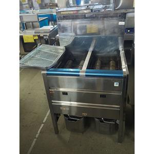 送料無料 新品 タニコー 2槽ガスフライヤー （18L） TGFL-B85CW-U (旧