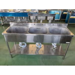 中古三槽シンクの通販ならテンポスドットコム 中古三槽シンクの通販ならテンポスドットコム