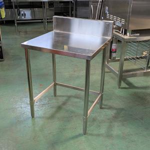 【中古】作業台 三方枠 BGあり 幅650×奥行610×高さ800 【送料別途見積】【業務用】【三芳中古製パン機械専門店在庫】