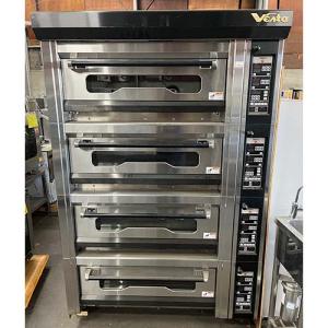 【業界最長1年保証】【中古】デッキオーブン 4段 スチーム付き タニコー TVO2R-SSSS 幅1320×奥行1060×高さ2030 三相200V 【送料別途見積】【業務用】【東大阪店在庫】