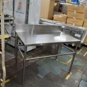 【中古】作業台 BGあり 幅1200×奥行750×高さ850 【送料別途見積】【業務用】【新宿店在庫】