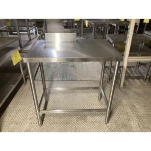 【中古】作業台 BGあり 幅820×奥行600×高さ850 【送料別途見積】【業務用】【大阪淀川店在庫】