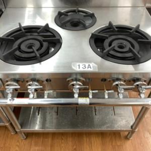 3年保証】業務用/新品 マルゼン ガステーブル 3口 スタンダードタイプ
