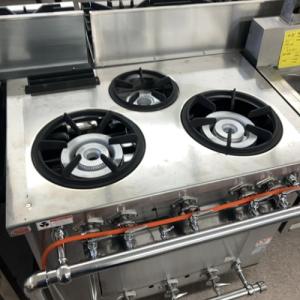 業界最長1年保証】【中古】ガスレンジ 3口 マルゼン MGRD-096D