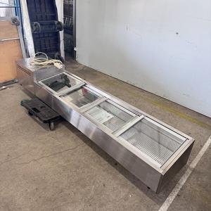 大和冷機 冷蔵ネタケース DN501-L 業務用 寿司 幅150cm 左ユニット 大和冷機 冷蔵ネタケース DN501-L 中古 1週間保証 2013年製 単相100V
