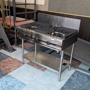【業界最長1年保証】【中古】ガステーブル タニコー TSGT-0921 幅900×奥行600×高さ800 都市ガス 【送料別途見積】【業務用】