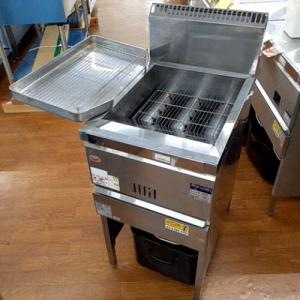 業界最長1年保証】【中古】ガスフライヤー 一槽 18L マルゼン MGF-18K