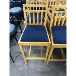 counter BOOMERANG Cassina】カッシーナ 中古品　カウンターチェア　ブルー① chair カウンター ブーメラン その他