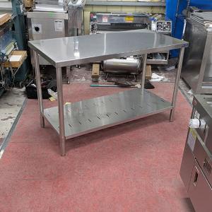 【中古】作業台 BGなし マルゼン 幅1200×奥行600×高さ800 【送料別途見積】【業務用】【東京ラーメン専門館在庫】