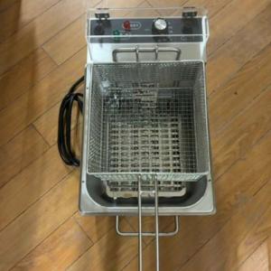 電気フライヤー 100V 卓上 ミニタイプ 業務用 押切電機 8L 中古 厨房