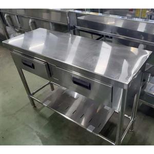 ステンレス 調理台 1100×600×800 業務用作業台 中古厨房 /24A3042Z