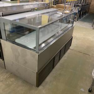 水冷式／本体のみ】 ダイヤ 対面冷蔵ショーケース W1800xD800xH1110