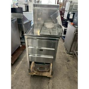 【業界最長1年保証】【中古】ガスフライヤー タニコー TGFL-45C 幅450×奥行600×高さ800 都市ガス 【送料別途見積】【業務用】【京都店在庫】