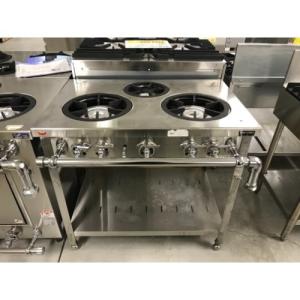 中古】外管式3口ガステーブル マルゼン MGT-0963CS 幅900×奥行600×高さ