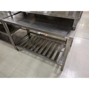 【中古】作業台 BGあり 幅1200×奥行600×高さ800 【送料別途見積】【業務用】【宮崎店在庫】