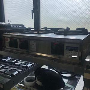 M-212C マルゼン ガステーブルコンロ (親子/2口コンロ) 都市ガス