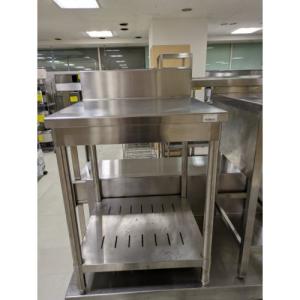 【中古】作業台 BGあり 幅600×奥行600×高さ800 【送料別途見積】【業務用】【宮崎店在庫】