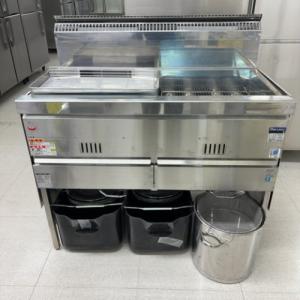 マルゼン　業務用フライヤー　都市ガス　中古　厨房　飲食店　機器 業界最長1年保証】ガスフライヤー 都市ガス 業務用 中古/送料別途見積