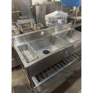 1S124|【新品】1槽シンク W1200×D450×H800mm 厨房用 業務用 ステンレス