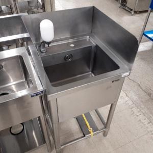 中古厨房 業務用 タニコー 1槽 シンク 流し台 ステンレス W600×D600