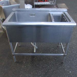 新品 [東製作所] 業務用 ステンレス 舟形シンク(流し台) KF-1200