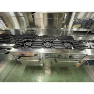 中古ガスレンジ・ガステーブル【都市ガス用】 中古】マルゼン ガスレンジ RGR-1274C* 都市ガス｜2019年製 ｜中古厨房