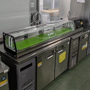 中古】冷蔵ネタケース 大和冷機 DN601-R 幅1800×奥行450×高さ280