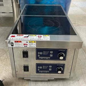 業界最長1年保証】【中古】電磁調理器 ニチワ電機 MIR-2.5WT 幅350