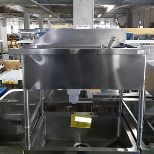 中古】 業務用 ステンレス クリーンテーブル BG付 幅1115×奥行700×高