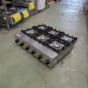 リンナイ（Rinnai） 業務用 ガステーブル RSB-610SV 6口 スタンダード 
