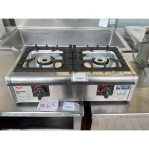 北海道・九州・沖縄・離島追加送料有【中古】 ガス台付コンロ オザキ