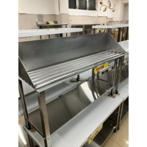 ステンレス製 パイプ棚 ④ W1200×D300 業務用 Y4060 中古】パイプ棚 幅1200×奥行300×高さ250 【送料別途見積】【業務用