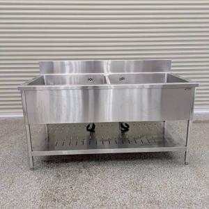 東製作所 業務用2槽シンク KP2-750 750×450×800 新品 : PROステンレス