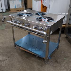 3年保証】業務用/新品 マルゼン ガステーブル 3口 スタンダードタイプ