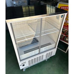 （取引終了）冷蔵ショーケース（未使用新品） レマコム 4面ガラス冷蔵ショーケース 卓上型 R4G-84SLB フォーシーズン
