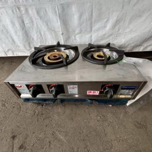ガスコンロ マルゼン M-212C プロパンガス 業務用 中古/送料別途見積 