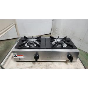 2口ガスコンロ リンナイ(Rinnai) ET21-2STSY-S 都市ガス 業務用 中古 