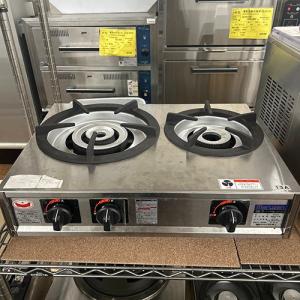 鋳物コンロ 種火付 特殊三重コンロ TS-360P タチバナ 下枠セット 幅