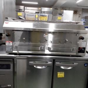 業務用　木炭コンロ　炭火コンロ　耐火レンガ 照姫 耐火レンガ木炭コンロ（串焼き型・焼き鳥型） TT-1222 幅1200