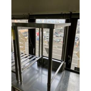 【中古】作業台 三方枠 幅500×奥行700×高さ850 【送料無料】【業務用】【広島西店在庫】