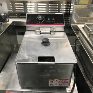 電気フライヤー 100V 卓上 ミニタイプ 業務用 押切電機 8L 中古 厨房