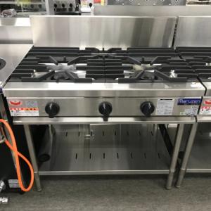 3年保証】業務用/新品 マルゼン ガステーブル 3口 スタンダードタイプ