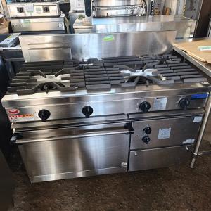 福岡市配送無料　Maruzen ステンレス ガスグリル 中古 都市ガス用 中古ガスレンジの通販ならテンポスドットコム