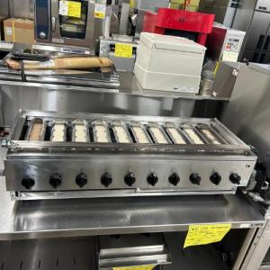 業務用/新品】【マルゼン】ガス下火式焼物器 炭焼き 熱板タイプ 汎用型