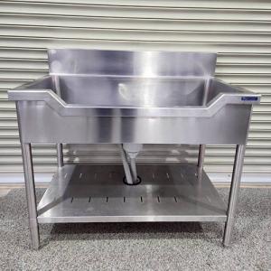 工場整備品☆水切りシンク　幅1200 ステンレス　業務用 業務用ステンレスシンク KSシリーズ用 水切り板 幅1200×奥行600シンク