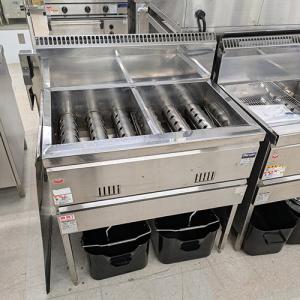 送料無料 新品 タニコー 2槽ガスフライヤー （23L） TGFL-105DCW (旧 D