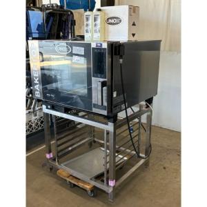 【業務用　中古】スチームコンベクションオーブンと台付き 中古】スチームコンベクションオーブン ラショナル 幅655×奥行640×高さ