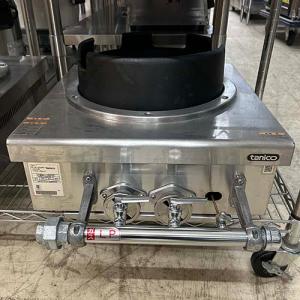 業務用/新品 タニコー 中華テーブル 卓上中華ガステーブル CRU-1 幅460